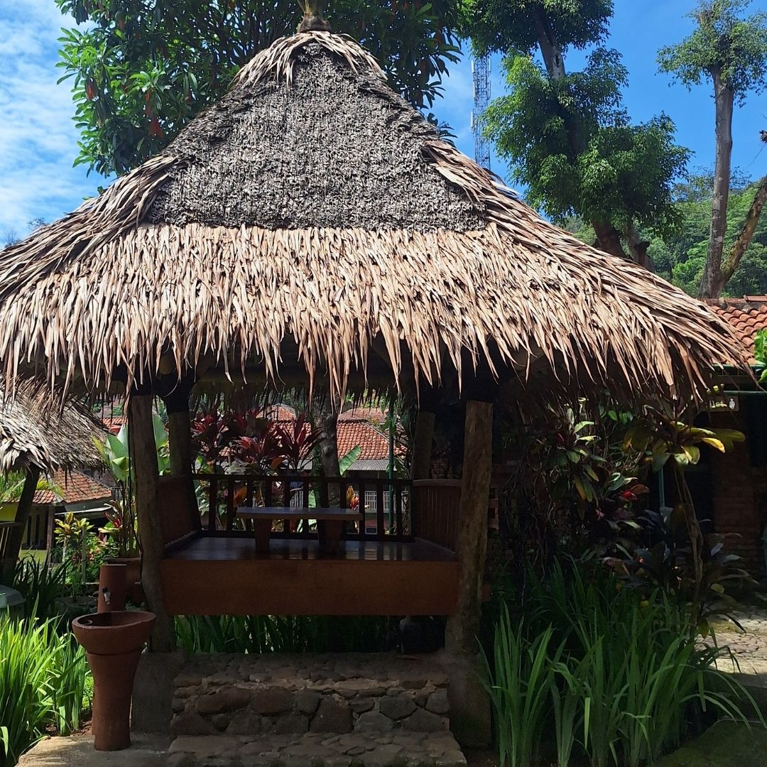 old gazebo hut